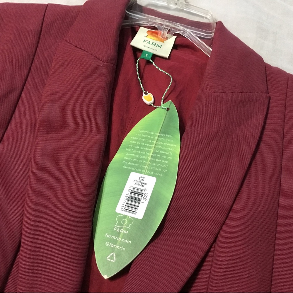 Farm Rio Pleated Blazer - Picture 3 of 6